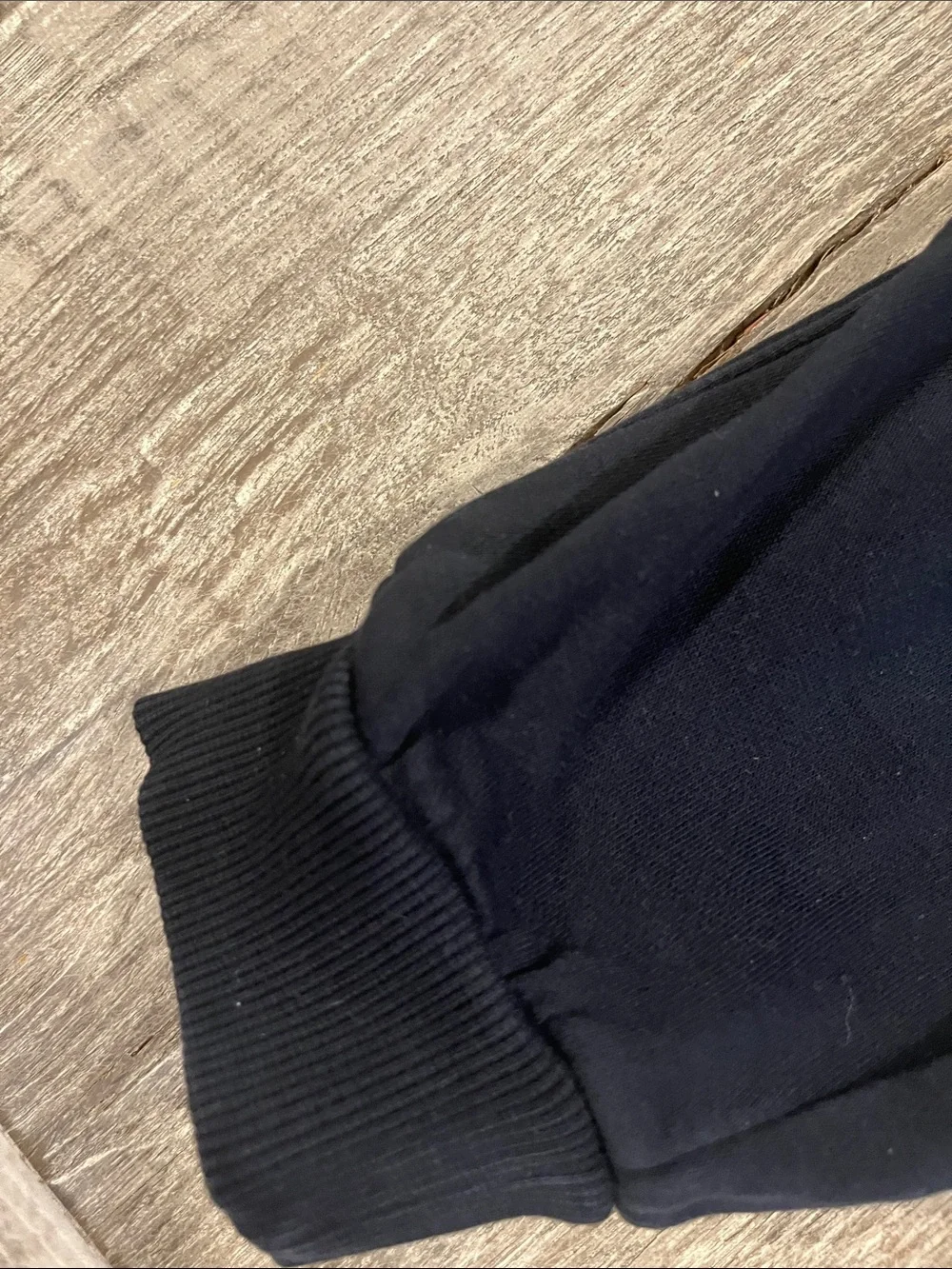 Nike Black Jogger Sweatpants with White Swoosh - Kids
